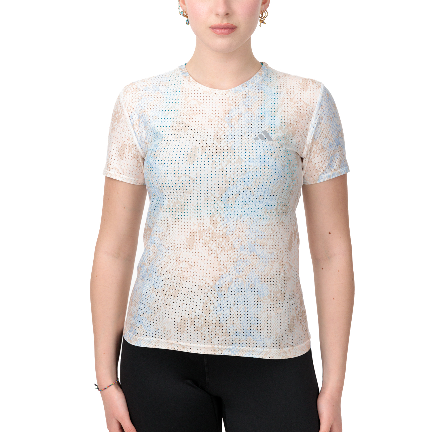 adidas Fast AOP T Shirt White Wontau
