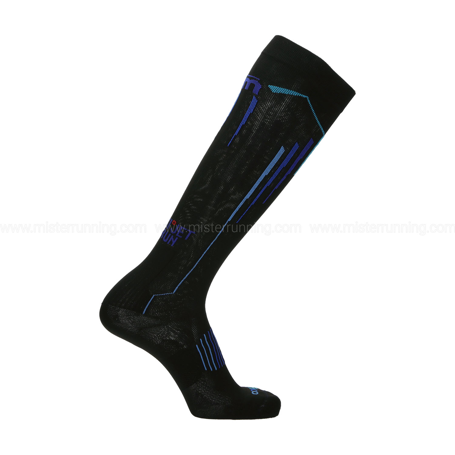 Mico Compression Oxi-Jet Light Weight Calcetines - Nero/Turchese