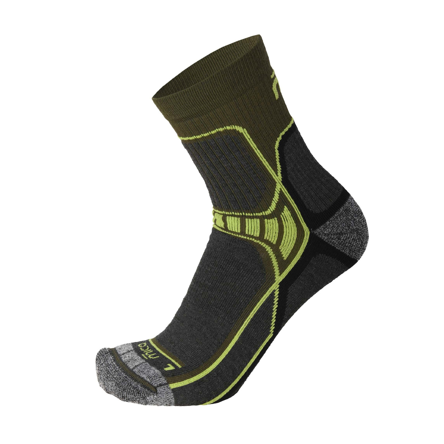 Mico X-Performance Coolmax Light Weight Calcetines Hiking Verde