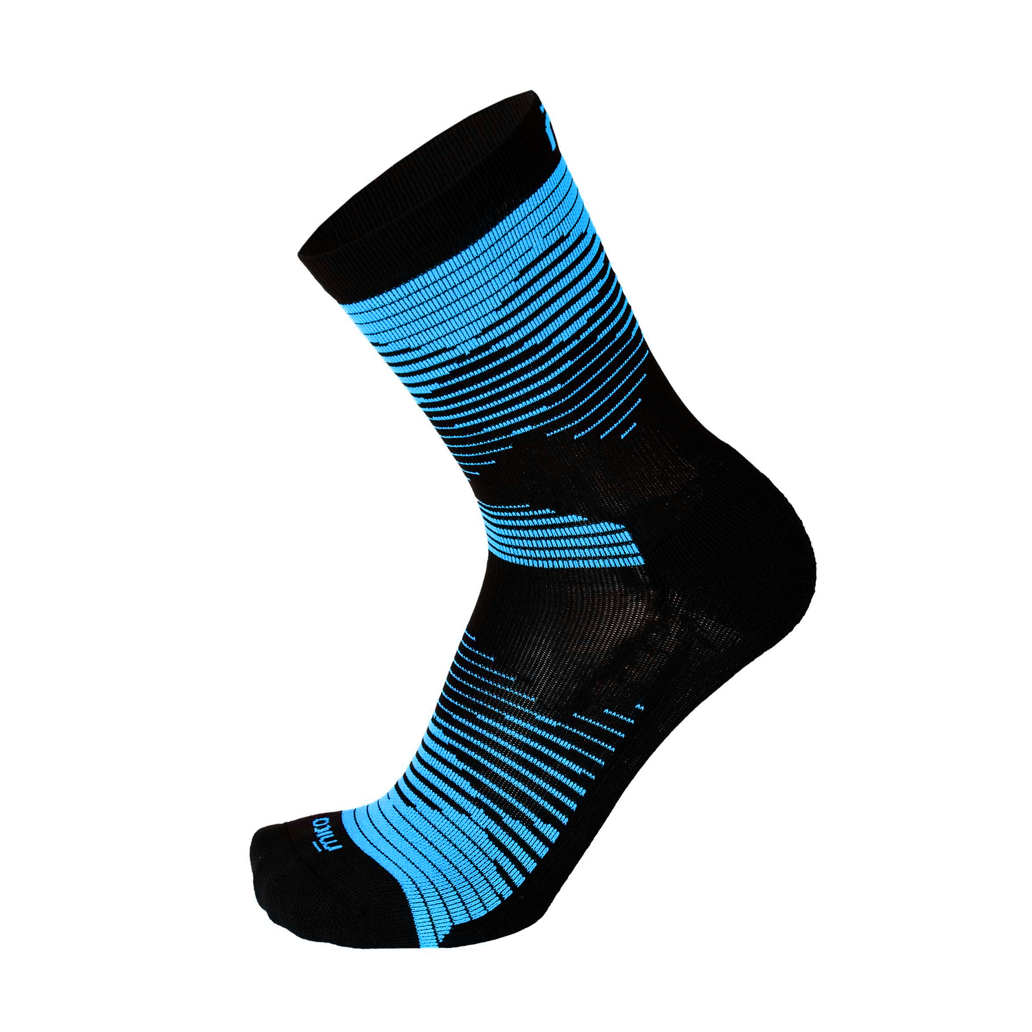 Mico Extra Dry Outlast Light Weight Socks - Nero/Turchese