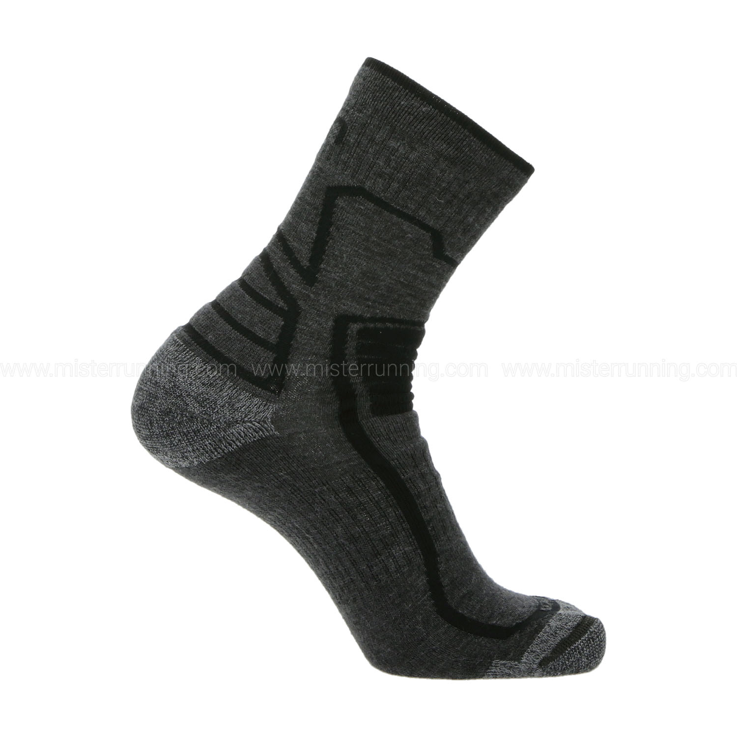Mico Warm Control Merinos Socks - Antracite Melange/Nero