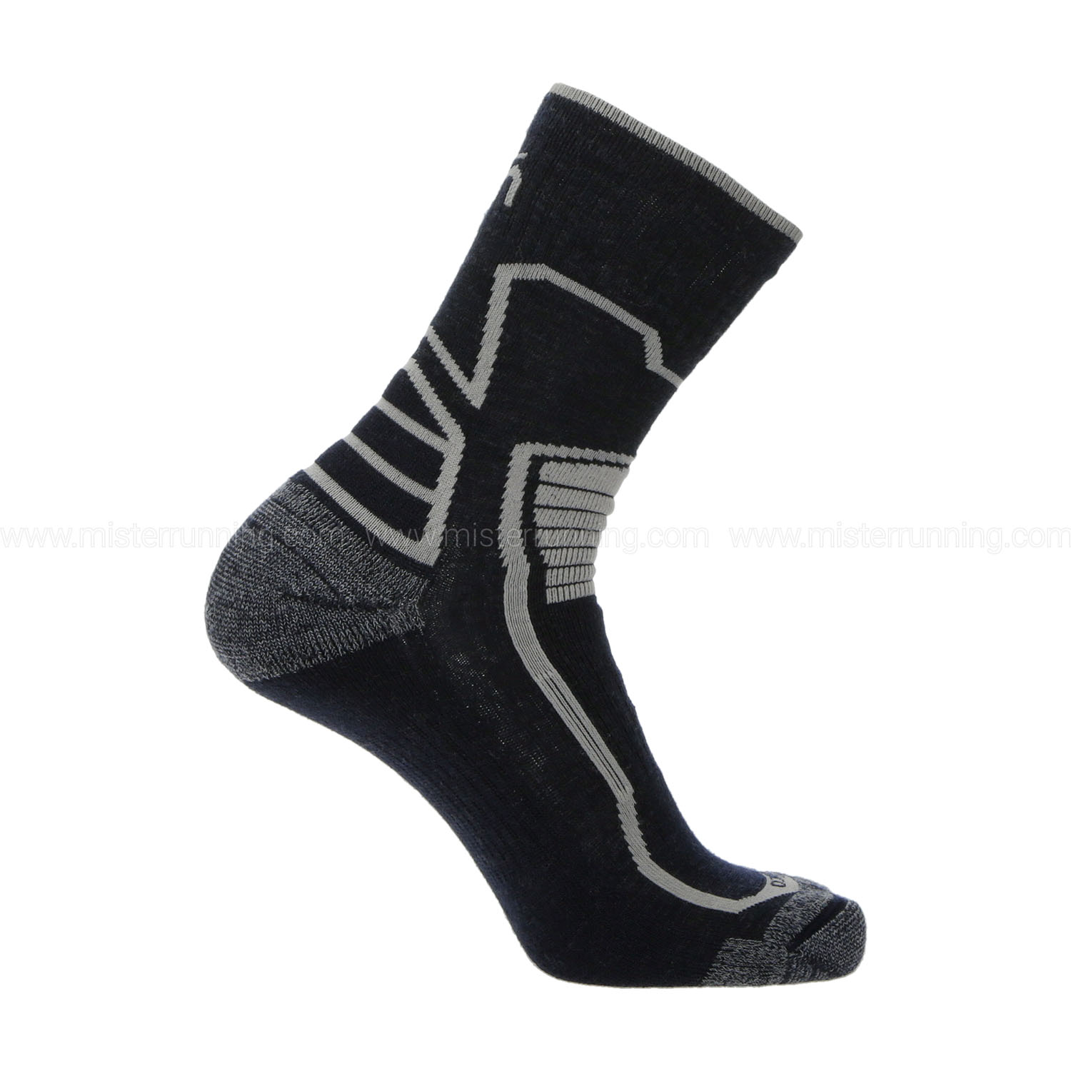 Mico Warm Control Merinos Calcetines - Blu Melange