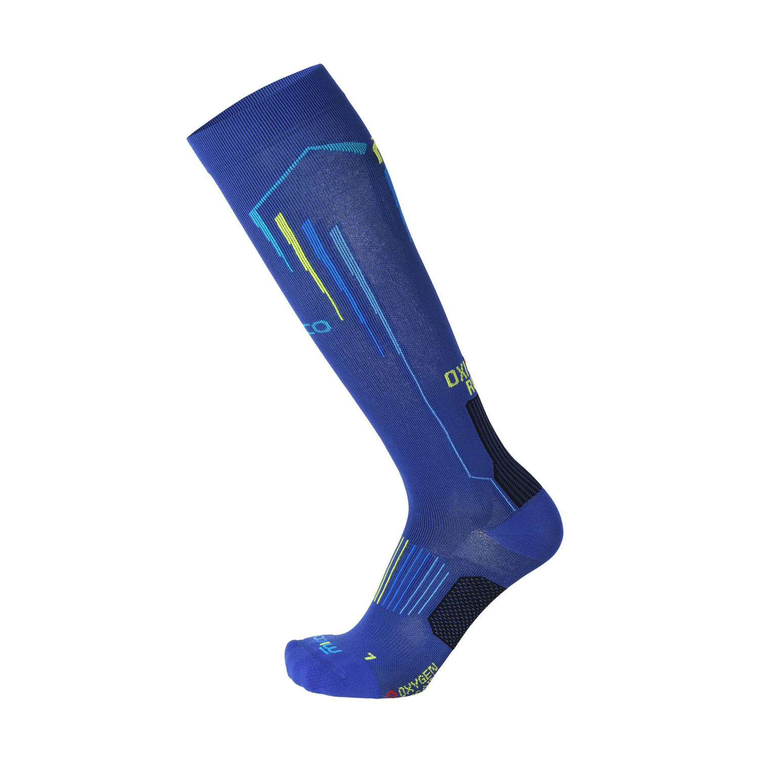 Mico Compression Oxi-Jet Light Weight Socks - Bluette