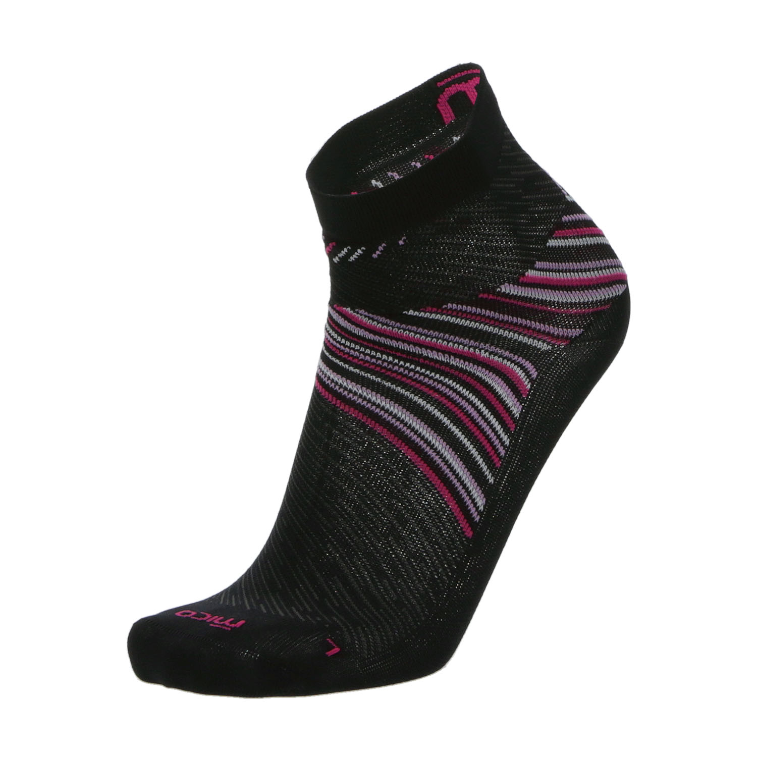 Mico Performance Extra Dry Light Calcetines Running Mujer Nero