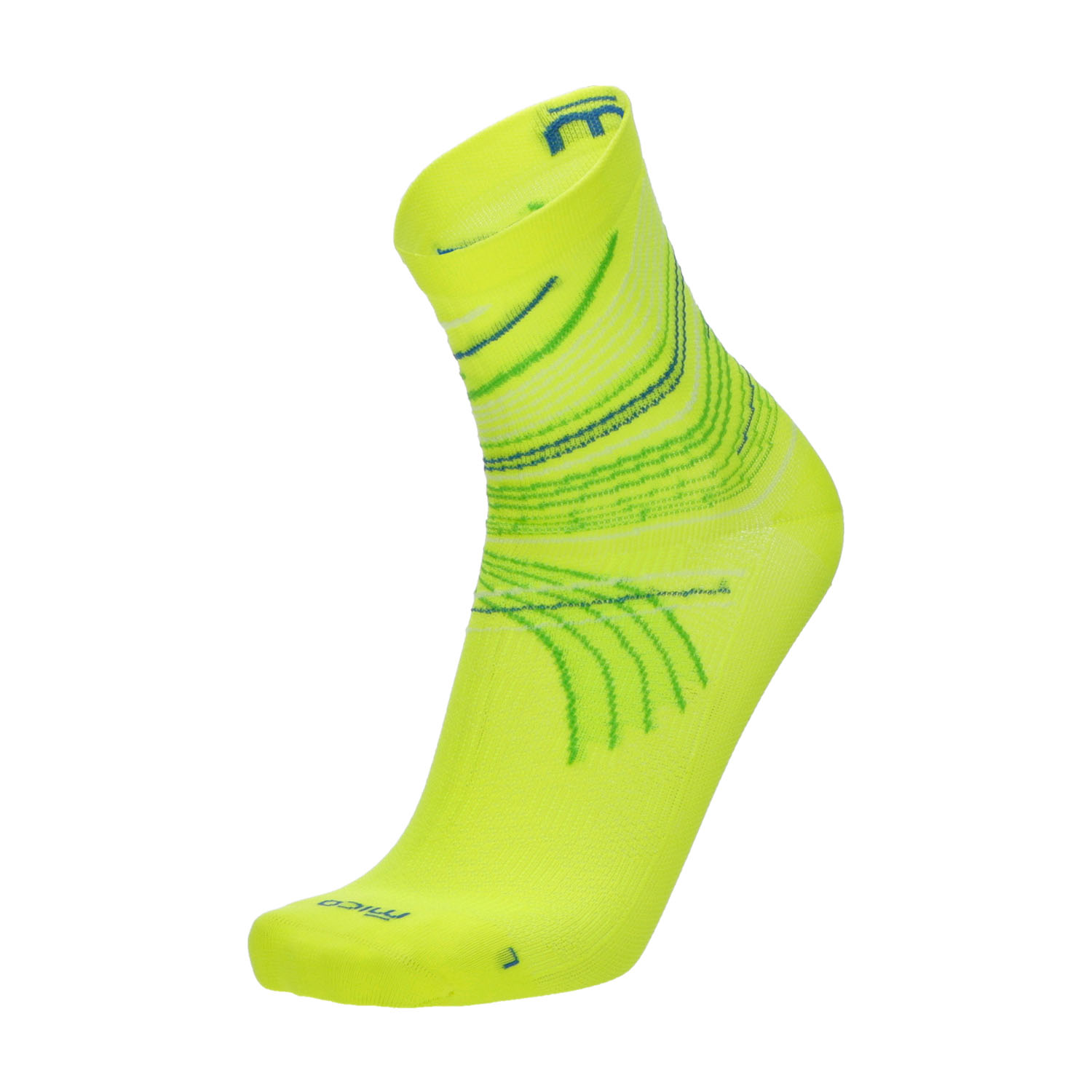 Mico Performance Extra Dry Light Weight Calcetines - Giallo Fluo