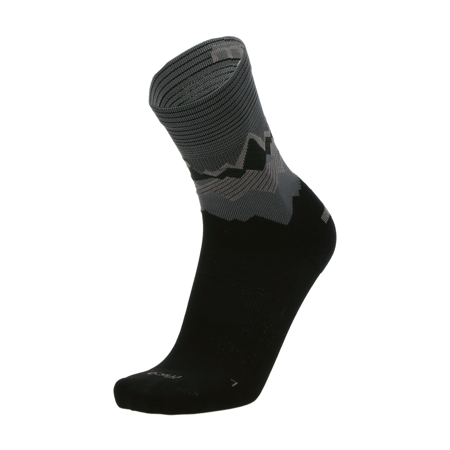 Mico Performance Extra Dry Light Weight Socks - Nero/Grigio