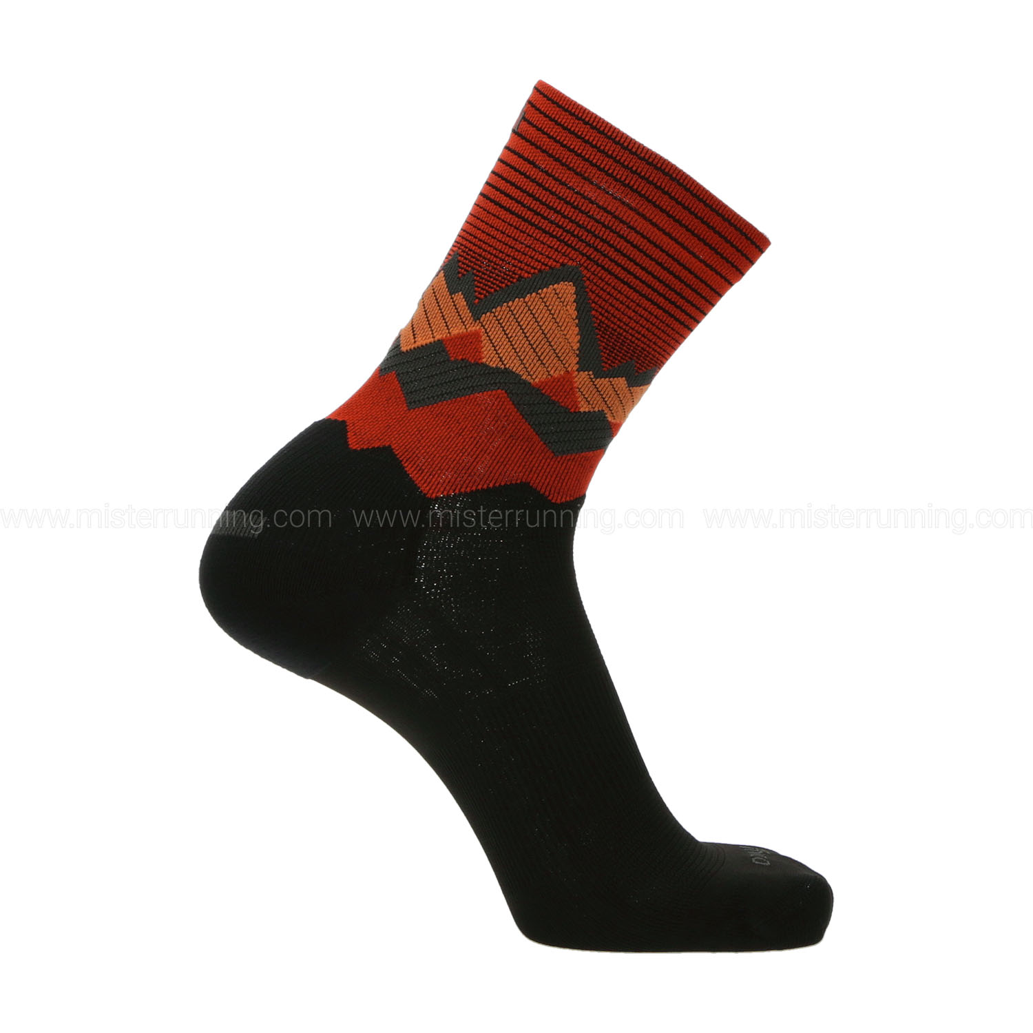 Mico Performance Extra Dry Light Weight Socks - Nero/Orange