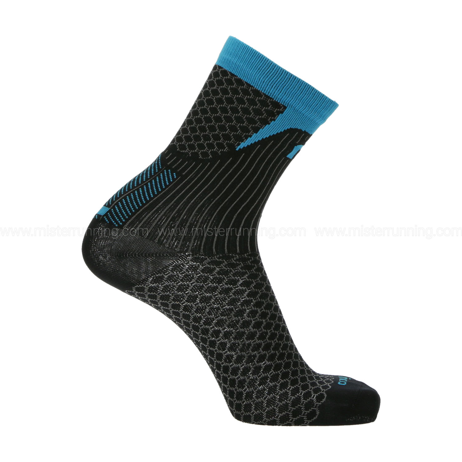 Mico Performance Light Weight Calcetines - Nero/Turchese