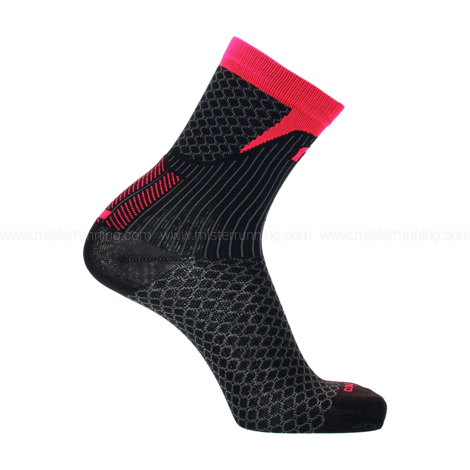 Mico Performance Light Weight Socks - Nero/Pop Star