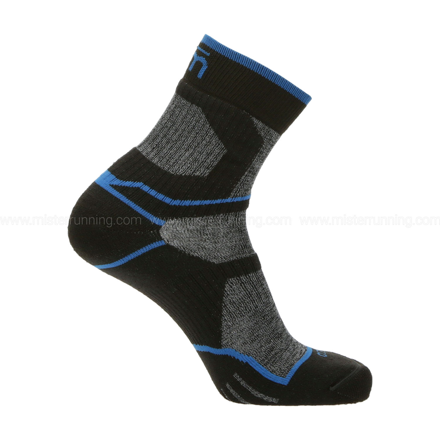 Mico Extra Dry Coolmax Medium Weight Socks - Antracite/Azzurro
