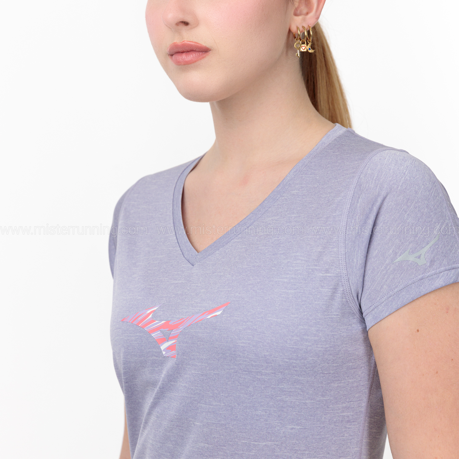 Mizuno Impulse Core T-Shirt - Wisteria