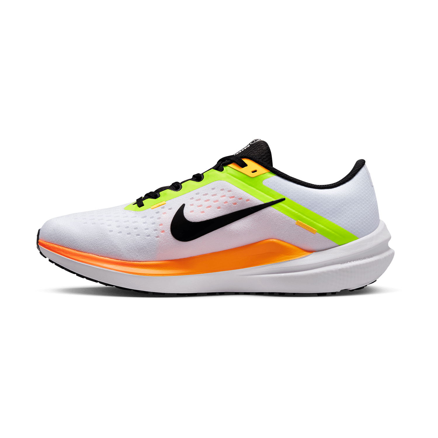 Personal cortar a tajos Anuncio Nike Air Winflo 10 Zapatillas Running Hombre White/Black/Volt