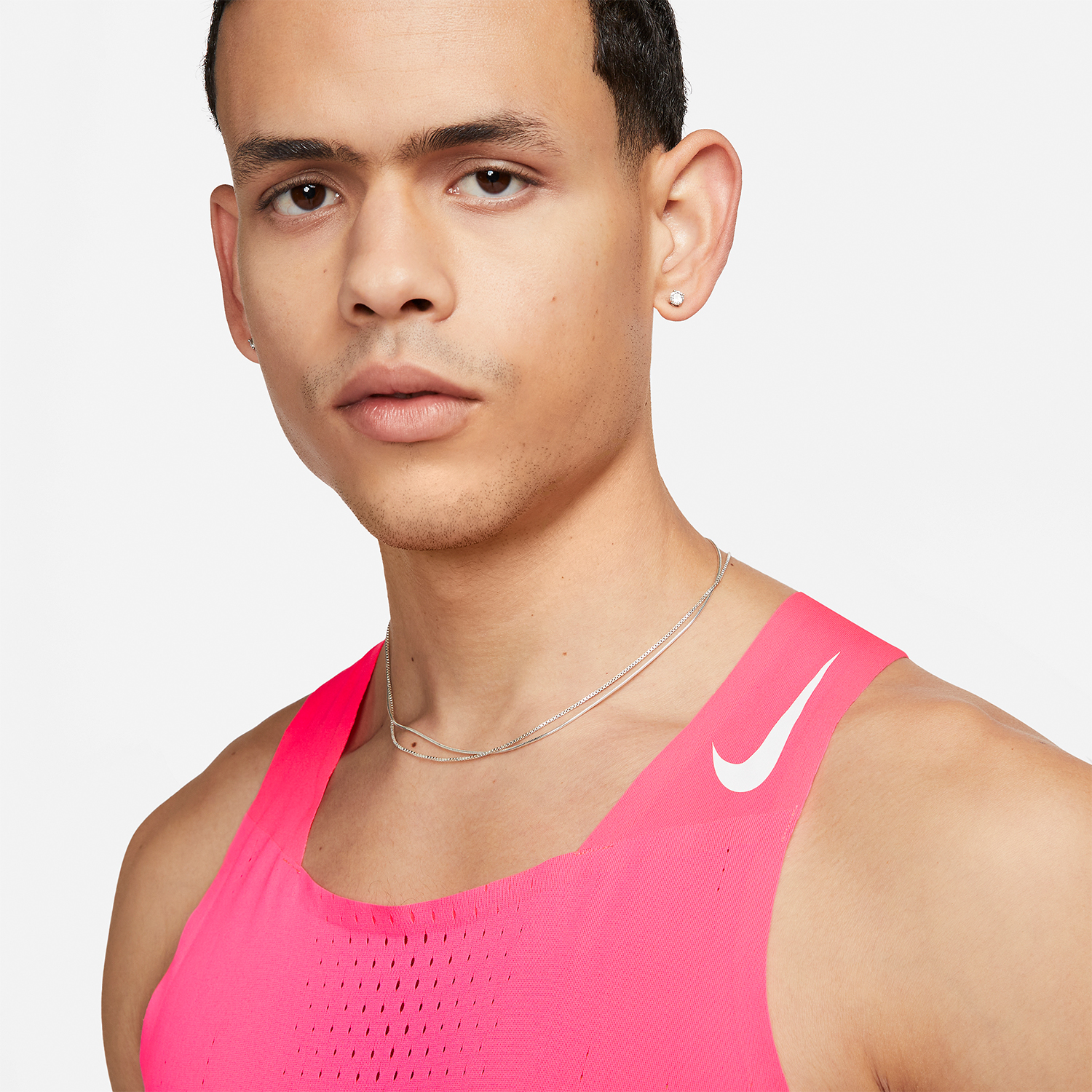 Nike Dri-fit Miler Men's Running Tank In Orange