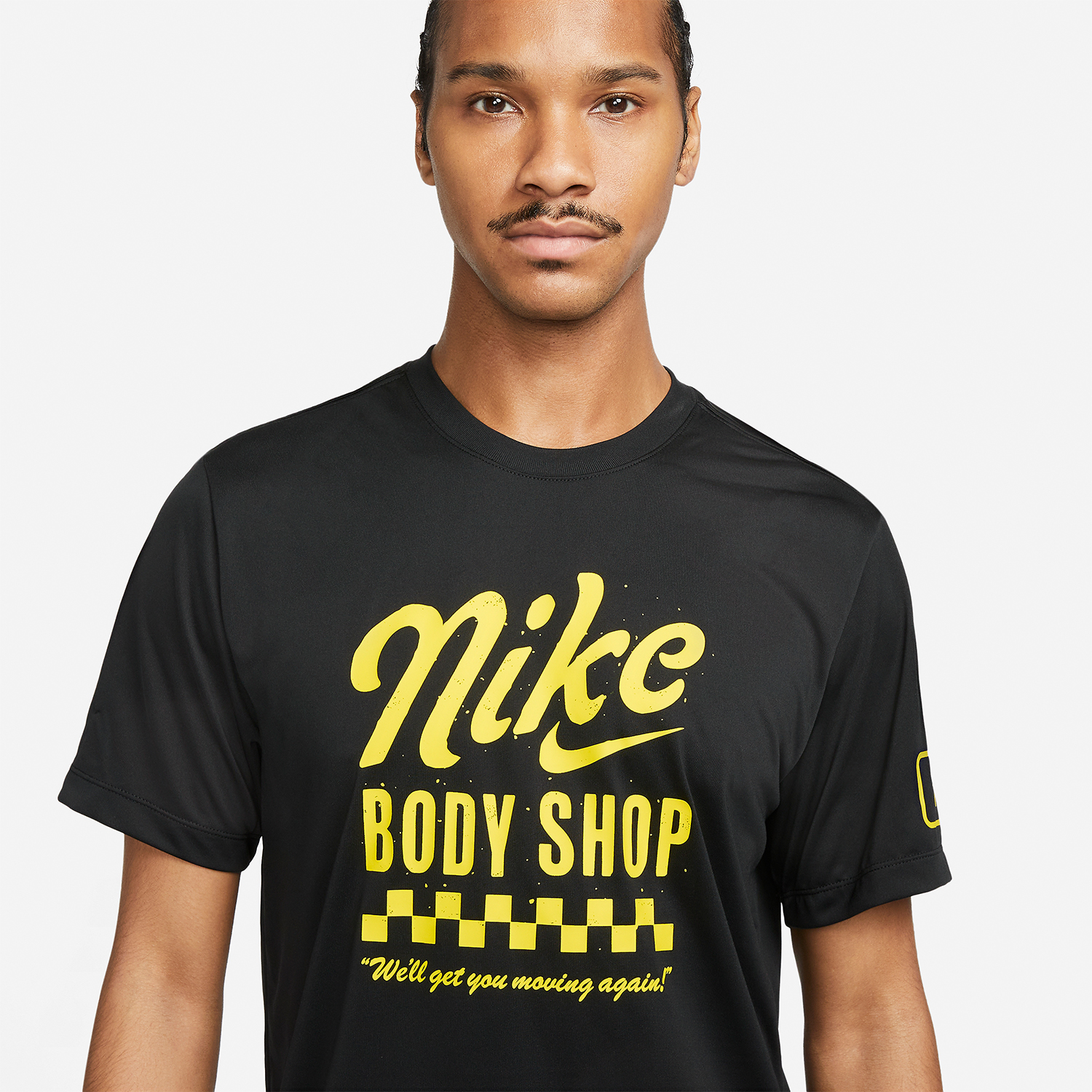 Nike Dri-FIT Body Shop Logo T-Shirt - Black