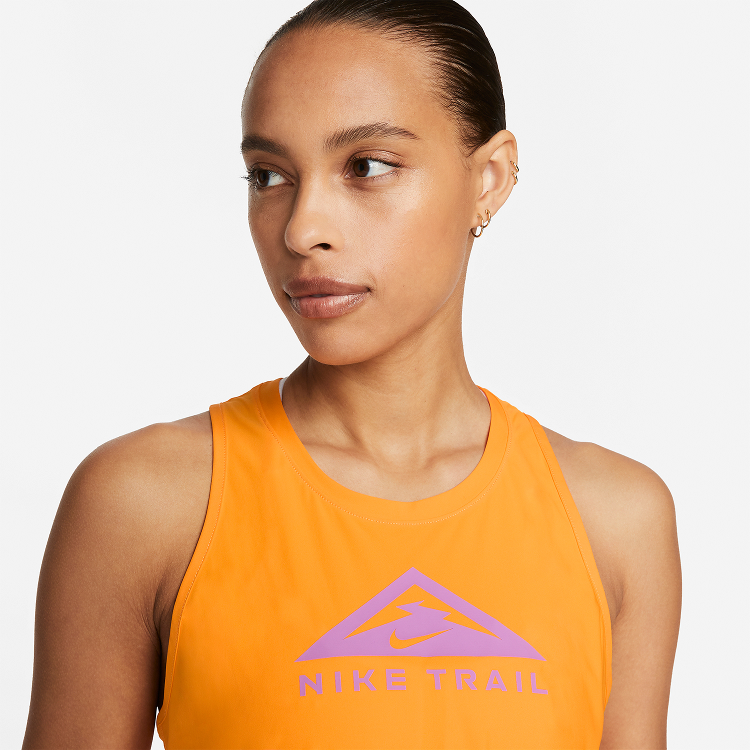 Nike Dri-FIT Logo Tank - Sundial/Rush Fuchsia