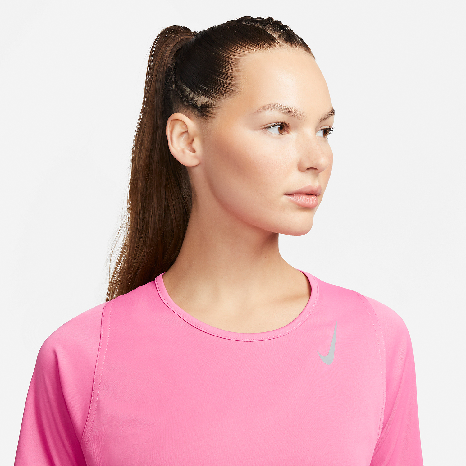 Nike Dri-FIT Race T-Shirt - Pinksicle/Reflective Silver