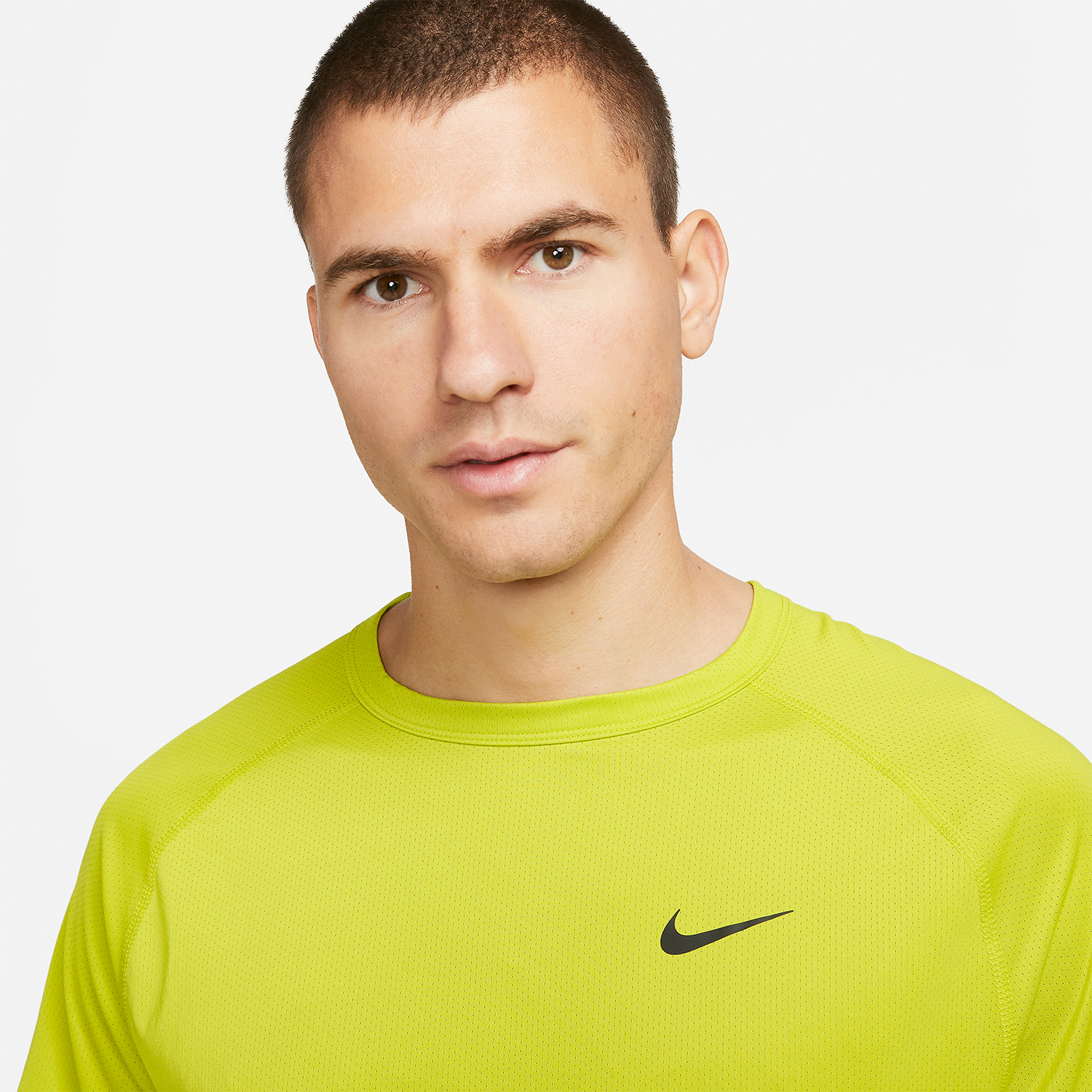 Nike Dri-FIT Ready T-Shirt - Bright Cactus/Black