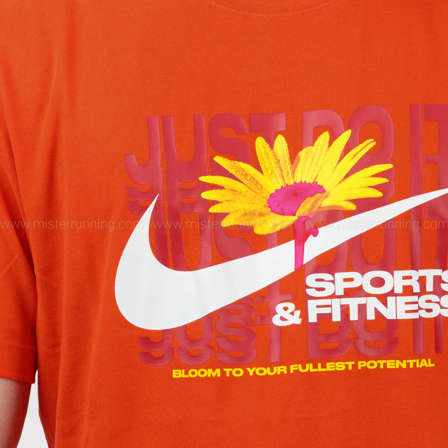 Nike Dri-FIT Swoosh T-Shirt - Team Orange