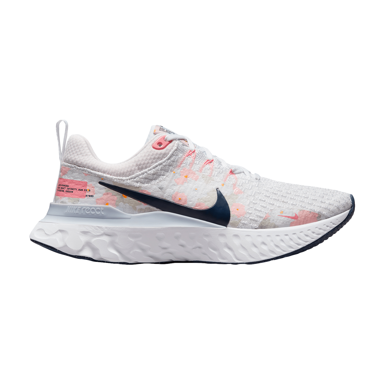 brandwonden lotus Ontslag Nike React Infinity Run Flyknit 3 Women's Running Shoes - White