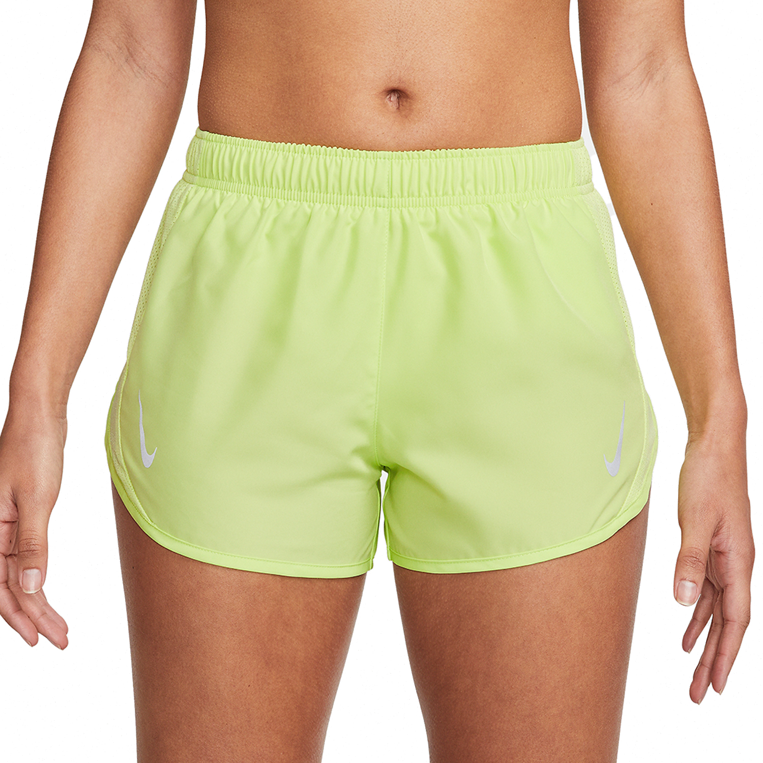 Nike Tempo Race 3in Shorts - Lt Lemon Twist/Reflective Silver