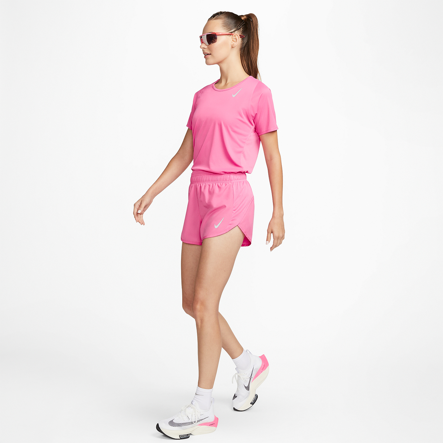 Nike Tempo Race 3in Pantaloncini - Pinksicle/Reflective Silver