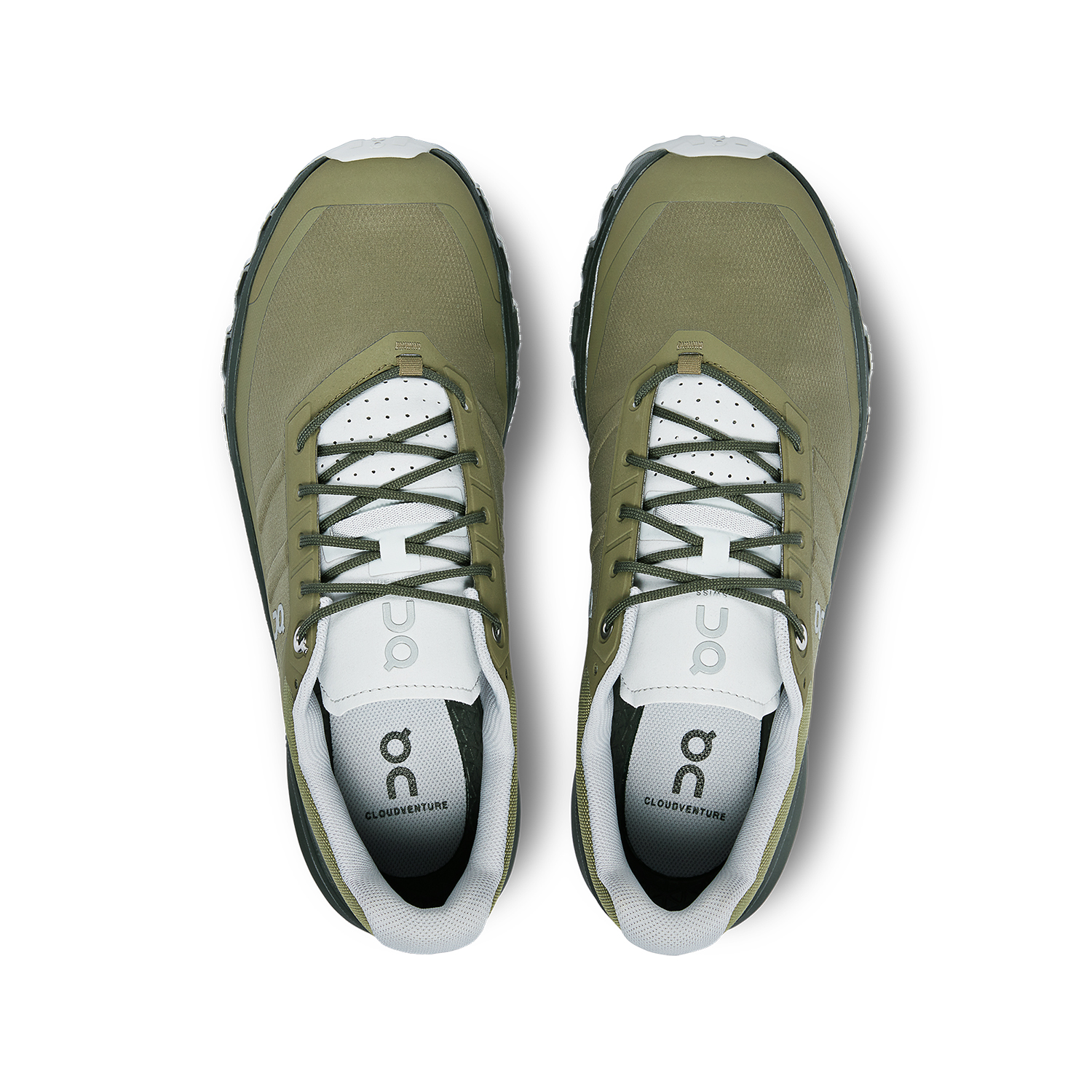 On Cloudventure Men's Trail Running Shoes - Olive Fire