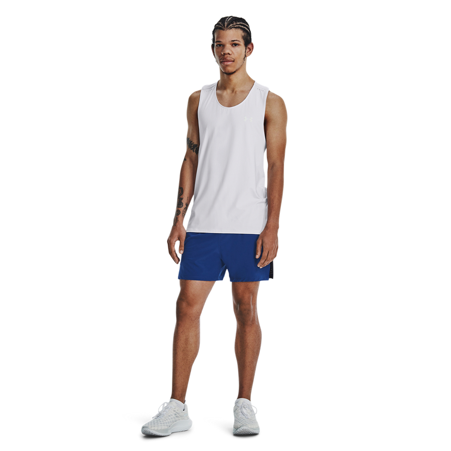 Under Armour Launch Elite 5in Shorts - Blue Mirage/Black/Reflective
