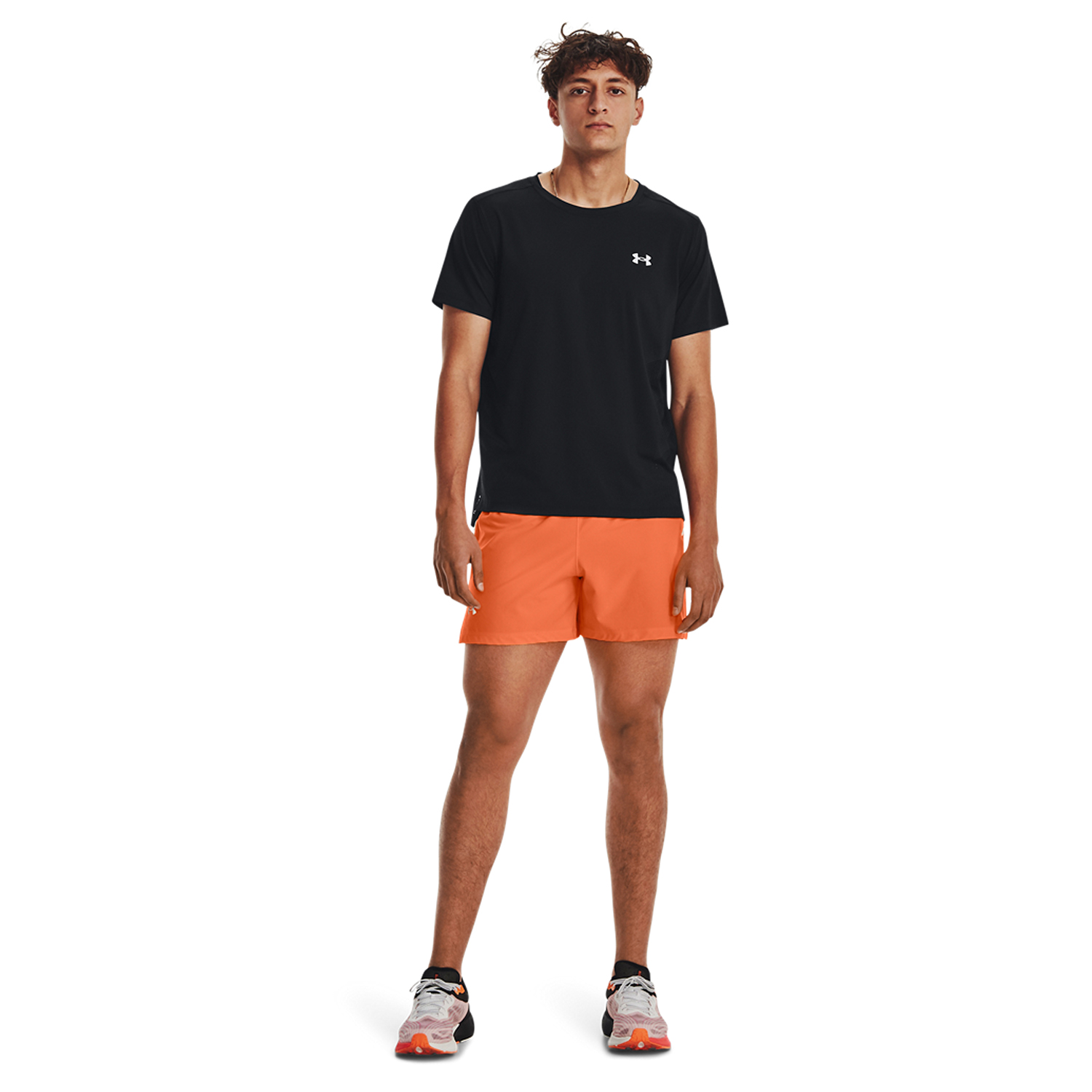 Under Armour Launch Elite 5in Shorts - Orange Blast