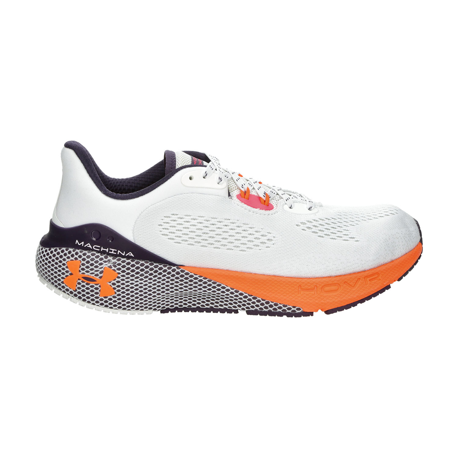 Under 3 Men's Running Shoes - White/Tux Purple