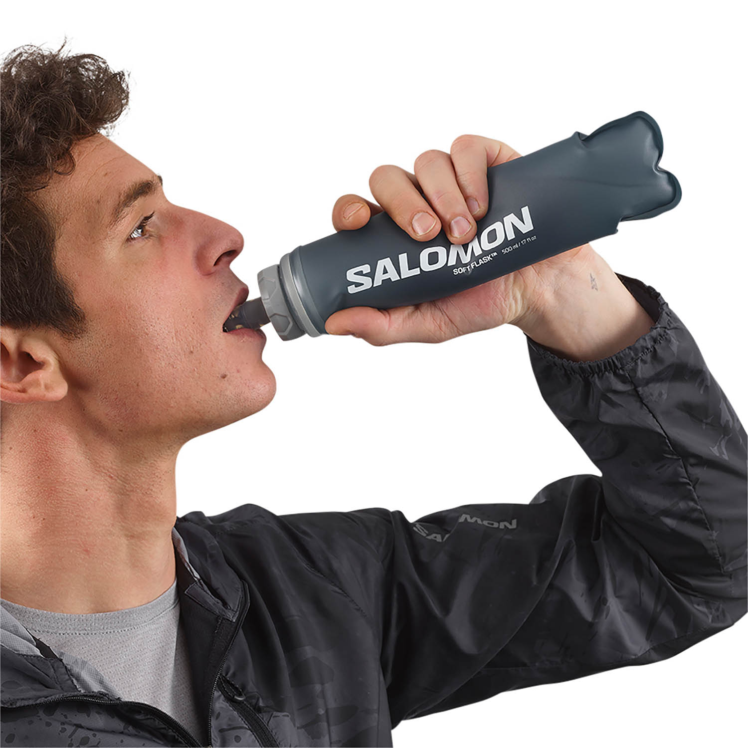 Salomon Soft Flask 500 ml Hydration Flask - Slate Grey