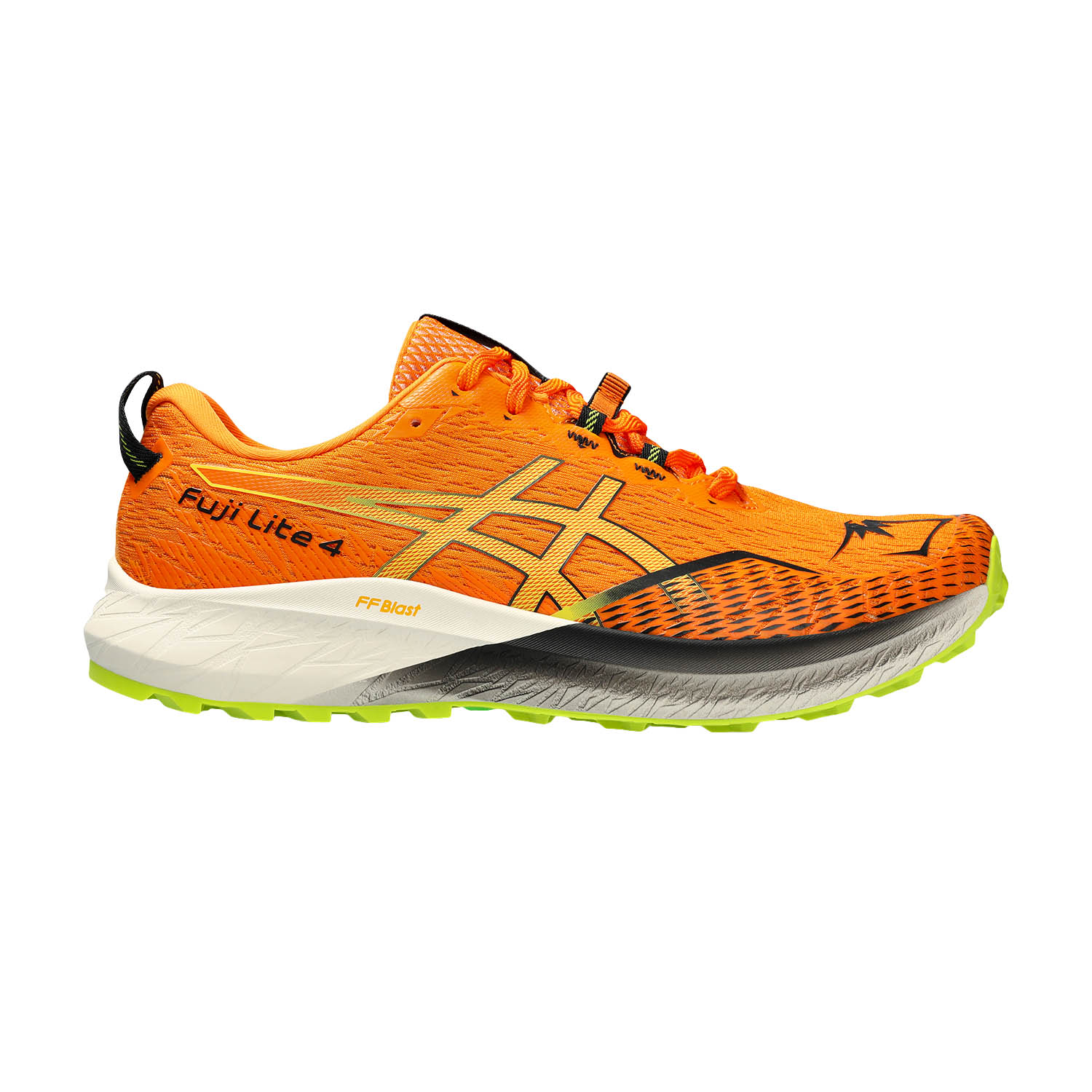 Asics Fuji Lite 4 Bright Orange Neon Lime