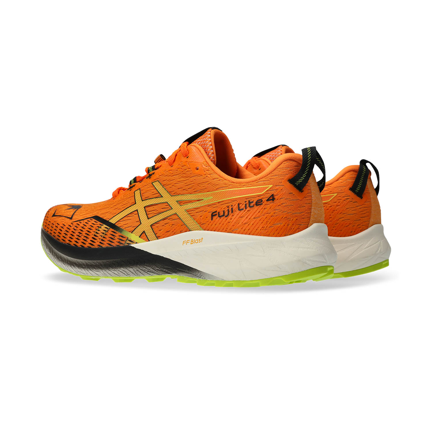 Asics Fuji Lite 4 - Bright Orange/Neon Lime