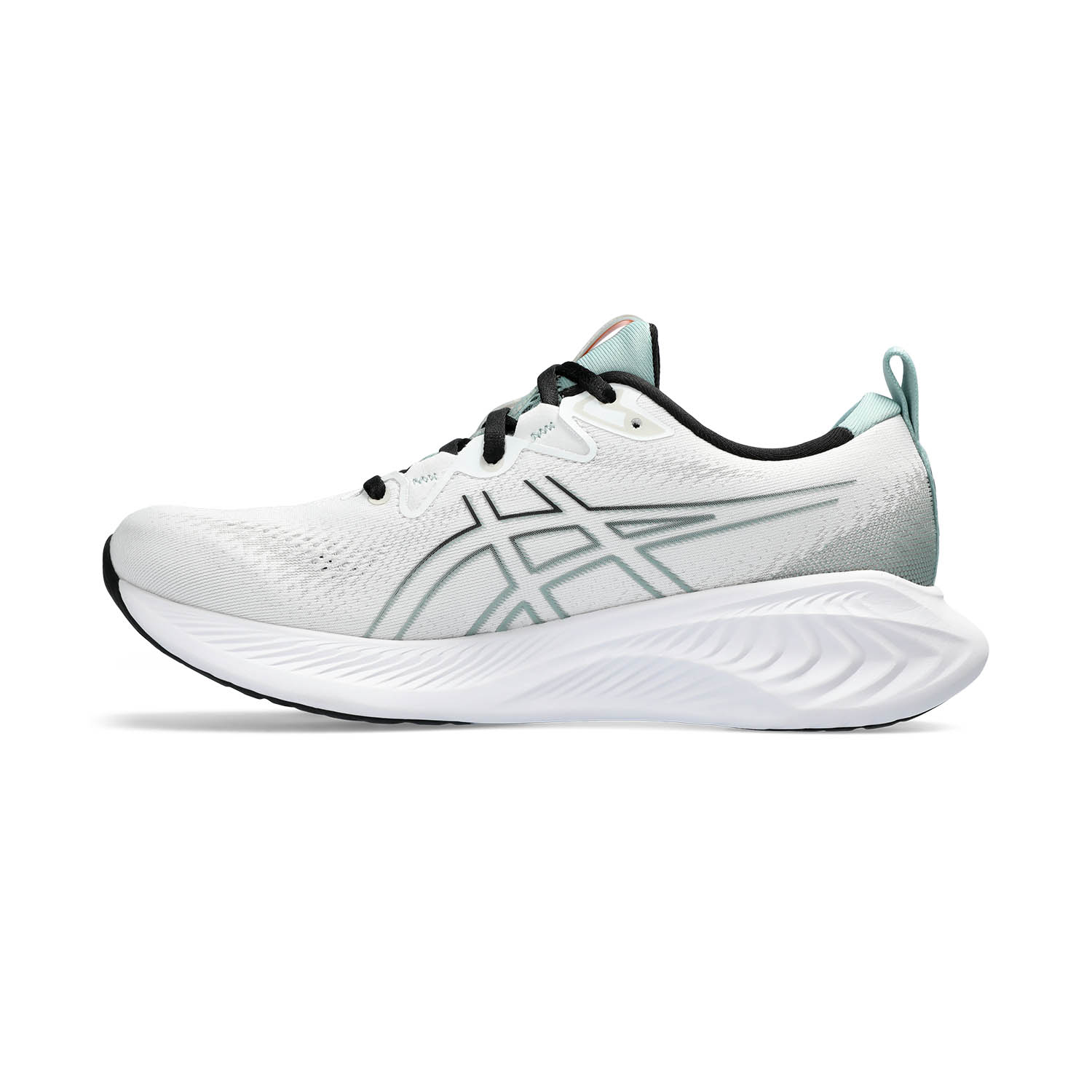 ASICS NIMBUS 25 - Zapatillas de running neutras - piedmont grey/foggy  teal/gris 