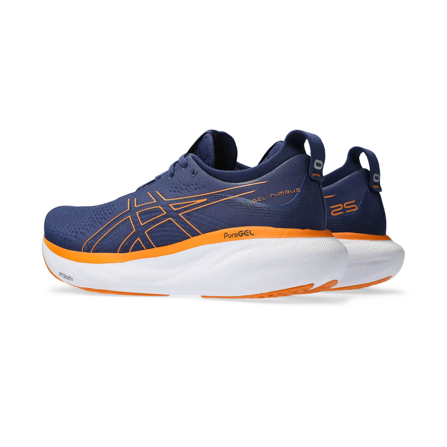 Asics Gel Nimbus 25 - Deep Ocean/Bright Orange