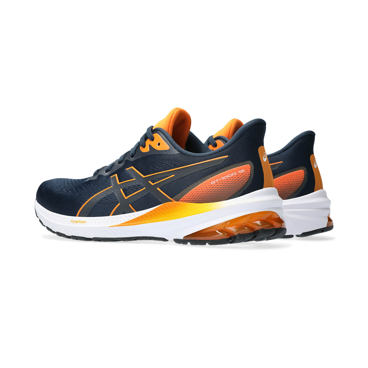 Asics orange deals blue
