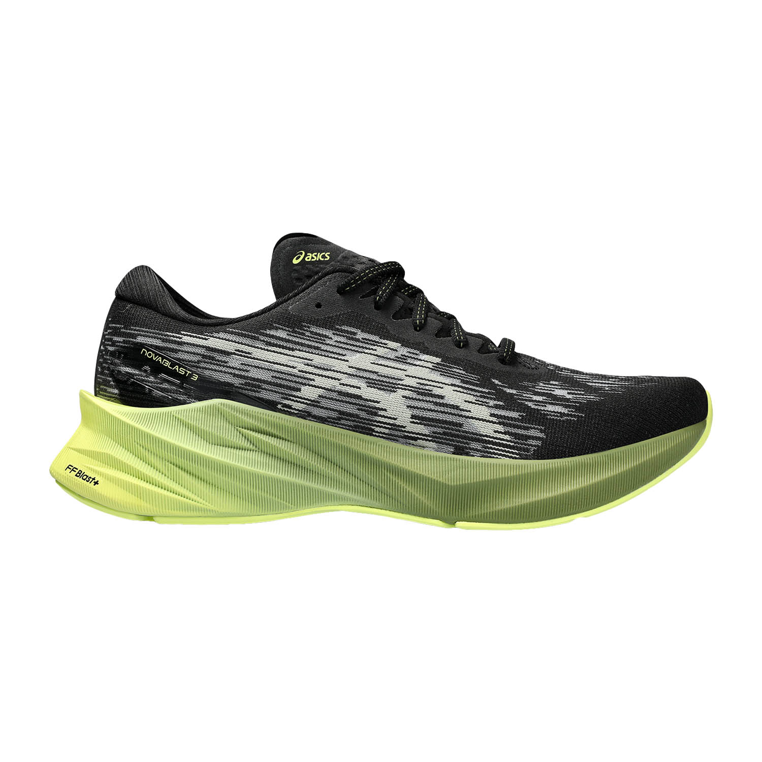 Asics Novablast 3 - Black/Dried Leaf Green