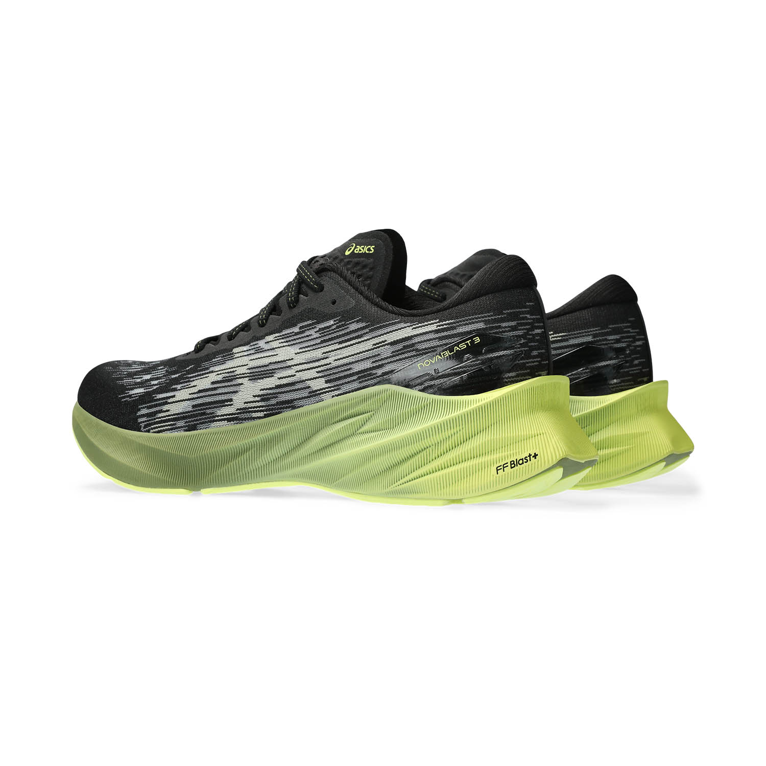 Asics Novablast 3 - Black/Dried Leaf Green