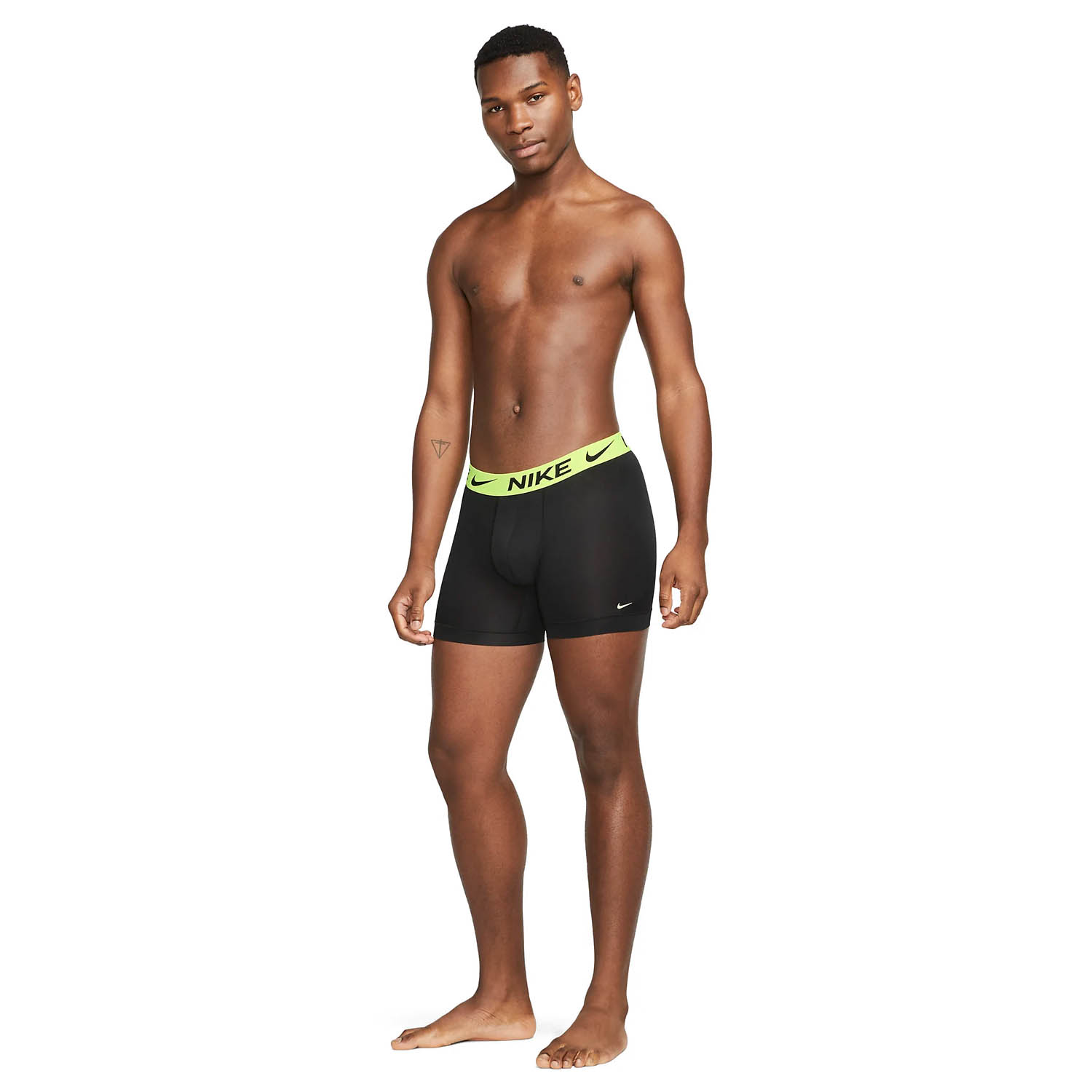 Nike Logo x 3 Boxer - Black/Volt Wb/Cool Grey Wb