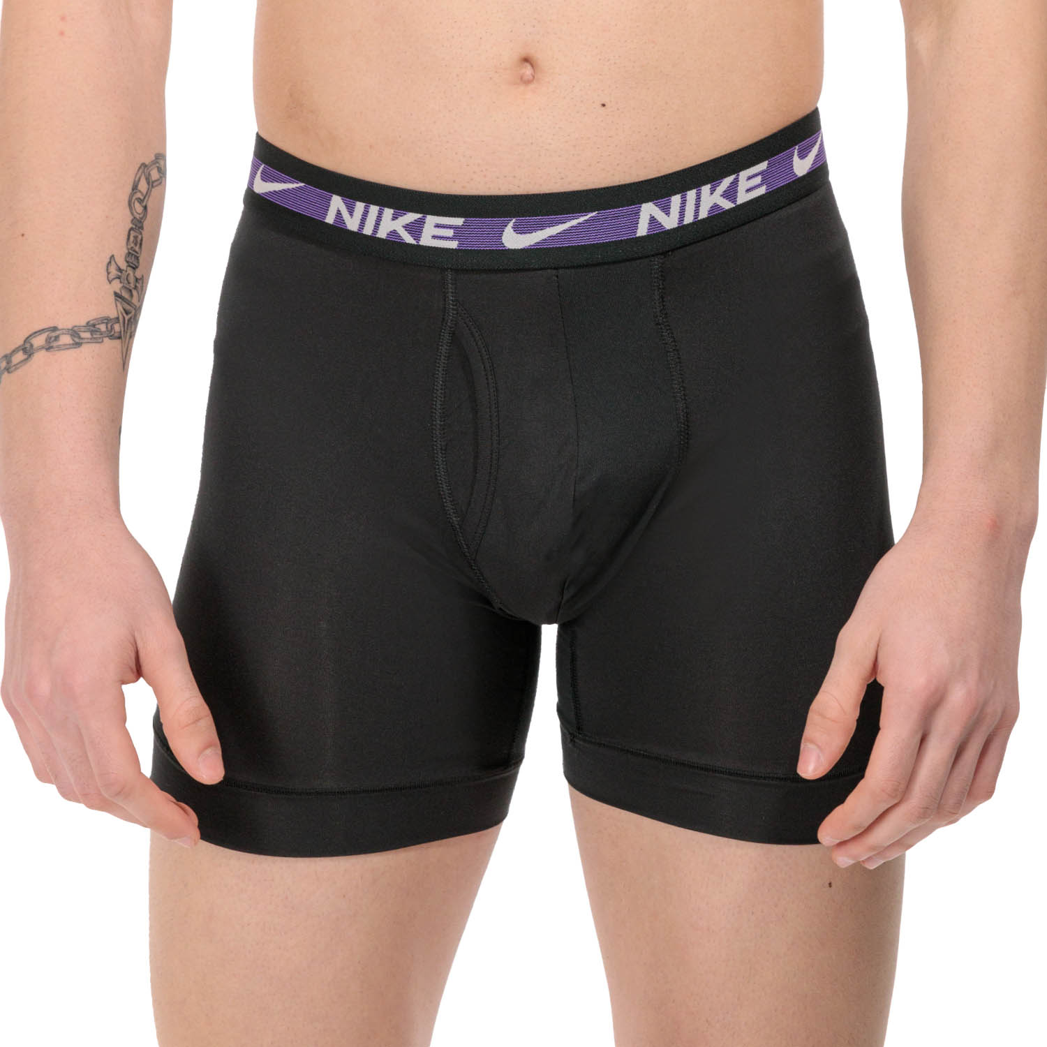 Nike Brief x 3 Boxer - Black/Blue Lightning/Electalg/Actio