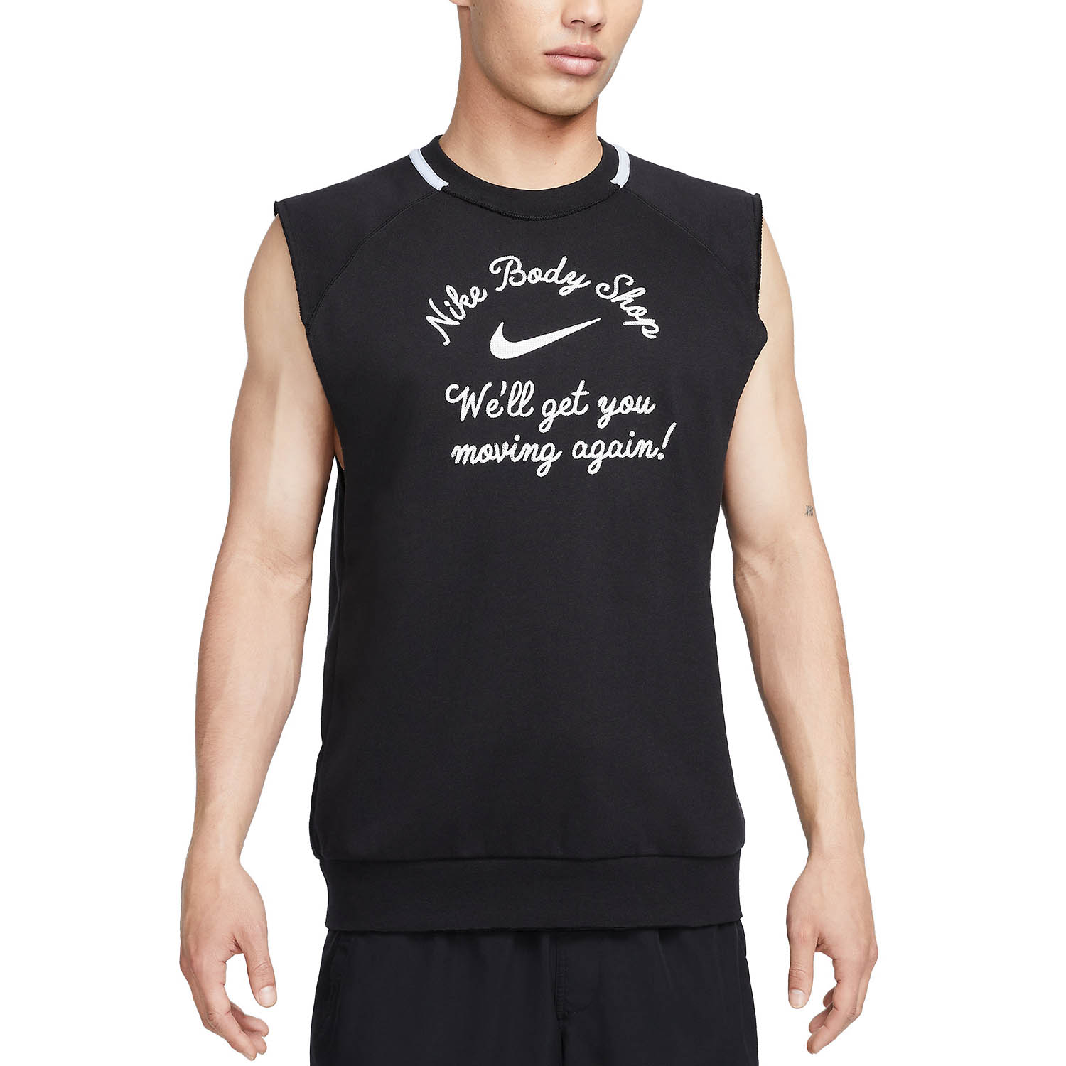 Nike Body Shop Tank - Black/Blue Whisper/Summit White