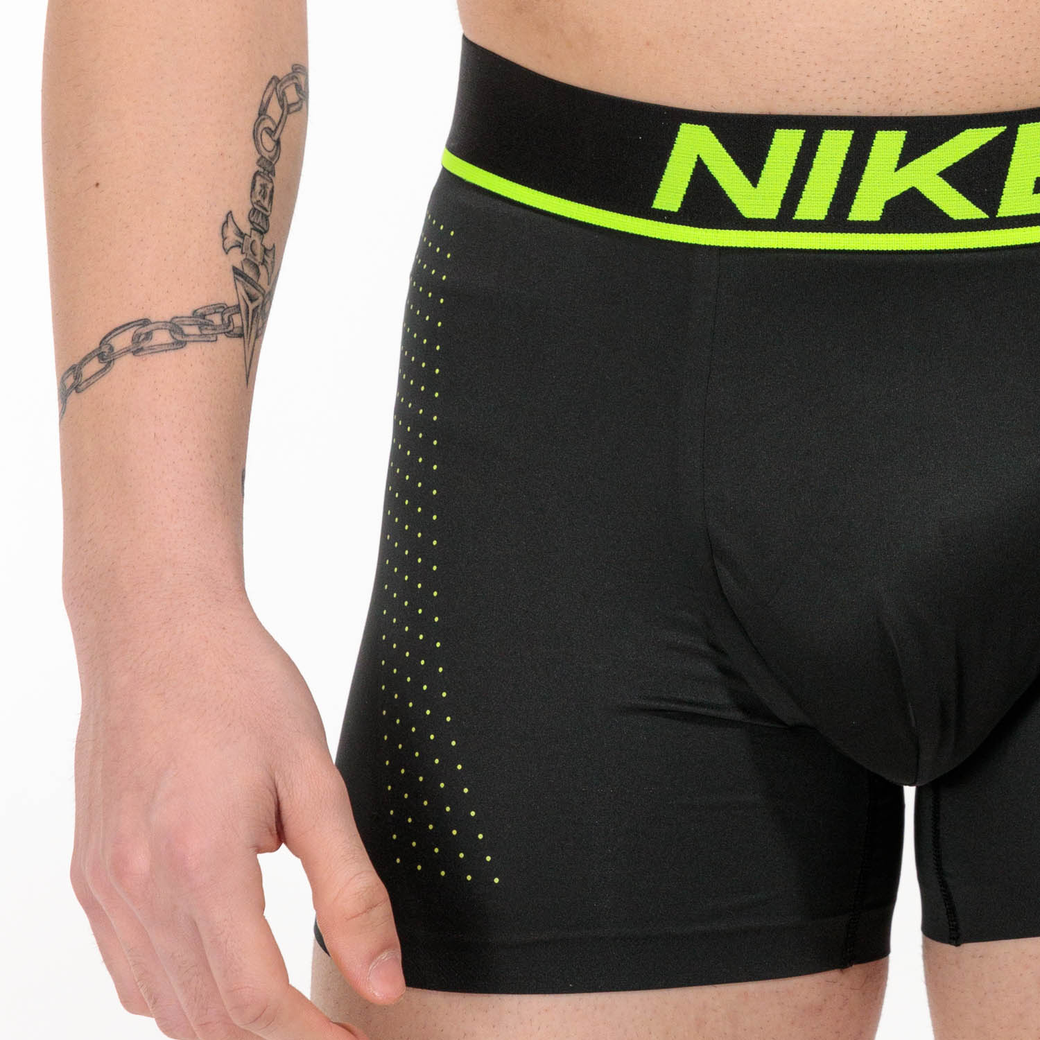 Nike Dri-FIT Elite Micro Boxers - Black/Volt