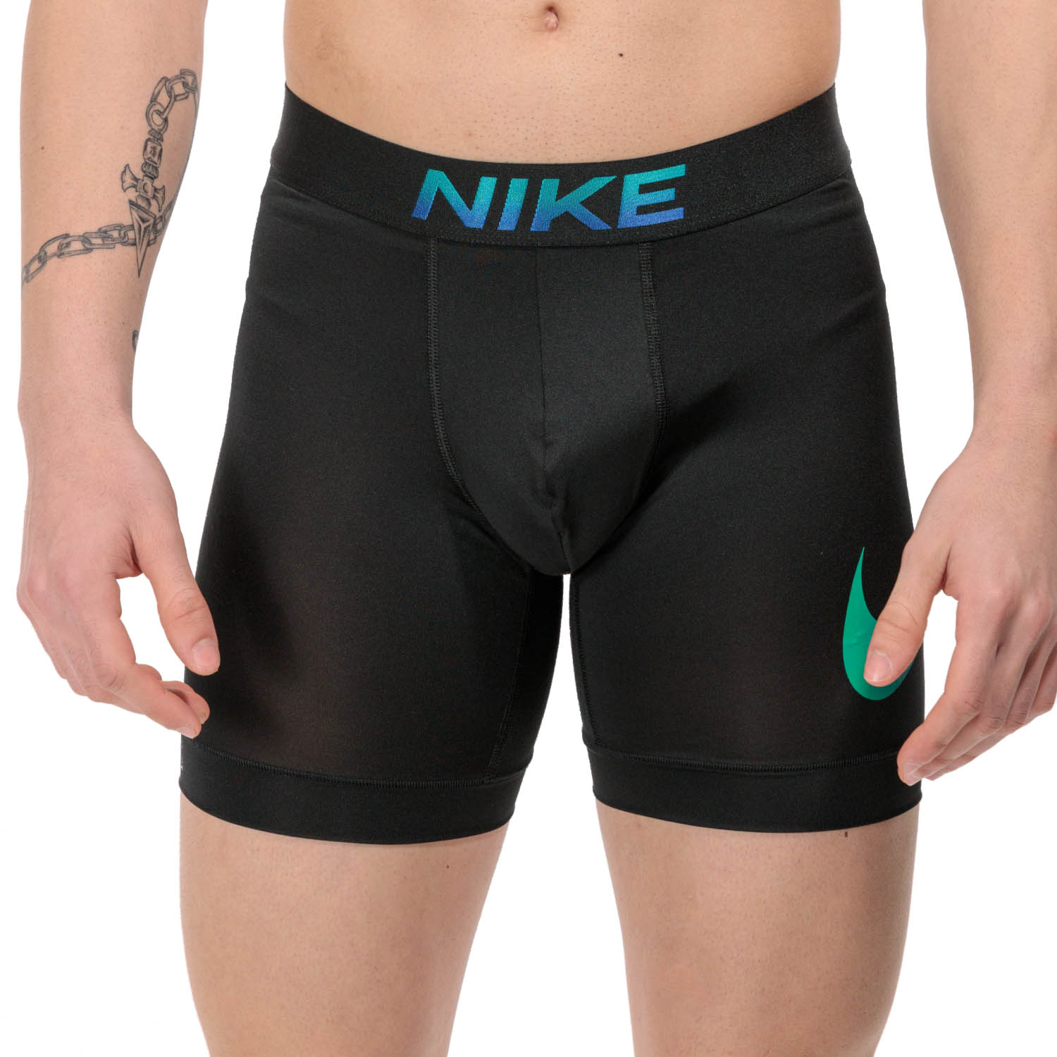 Nike Dri-FIT Essential Boxer - Long Black/Gradient