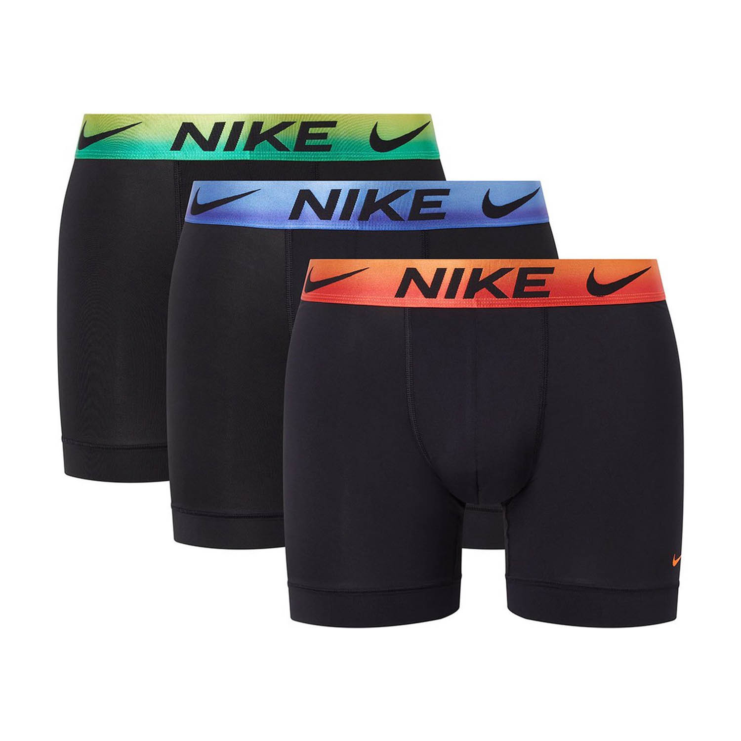 Nike Dri-FIT Performance x 3 Boxers Largos - Black/Gradient