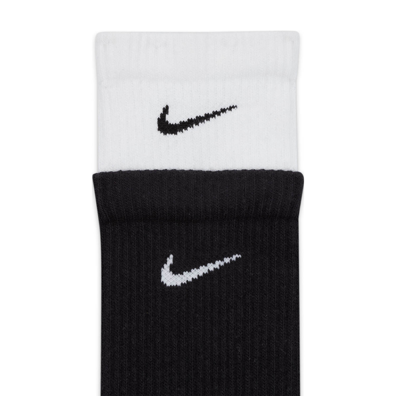 Nike Everyday Plus Cushioned Training Socks - Black/White