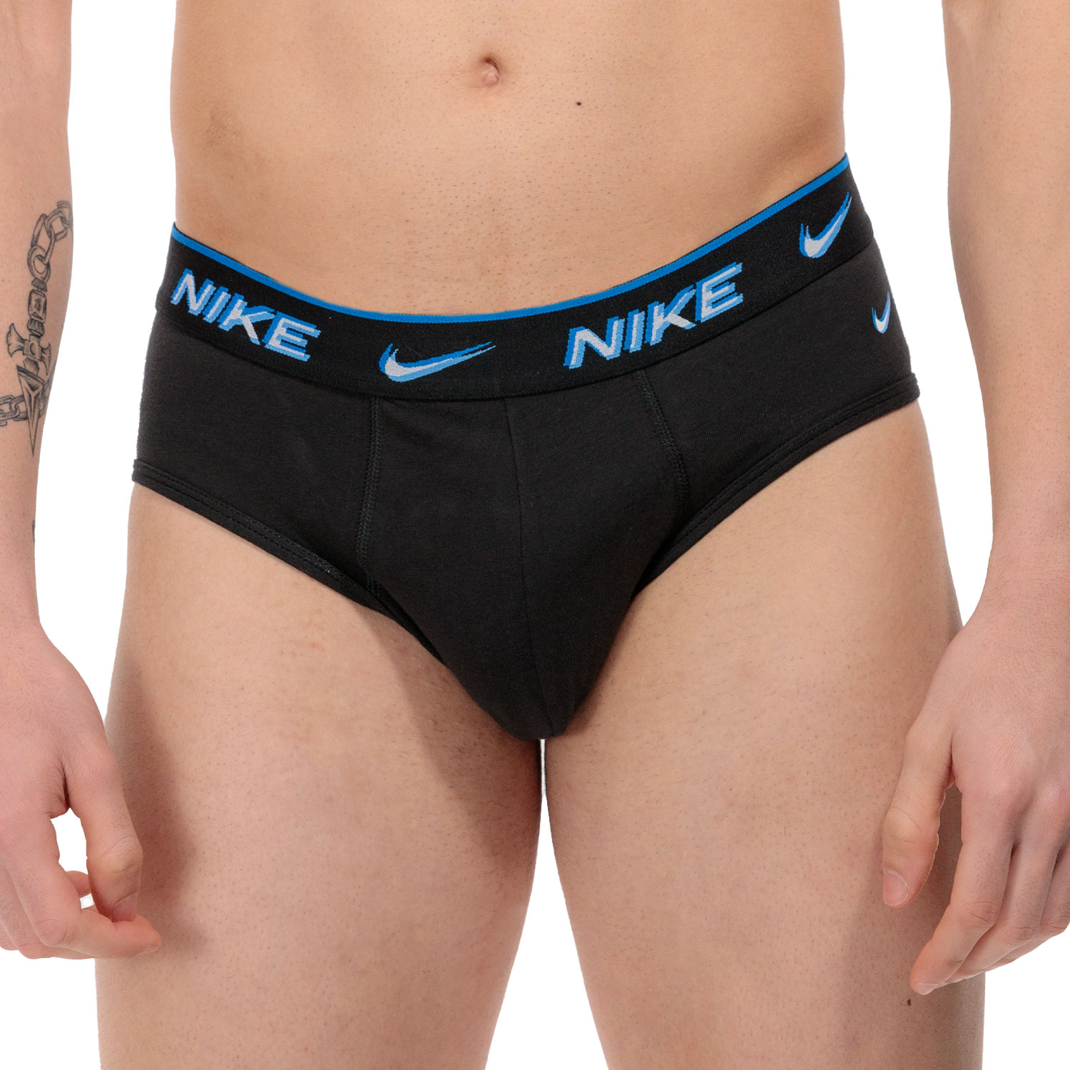 Nike Graphic x 3 Briefs - Black/Trasparency Wb