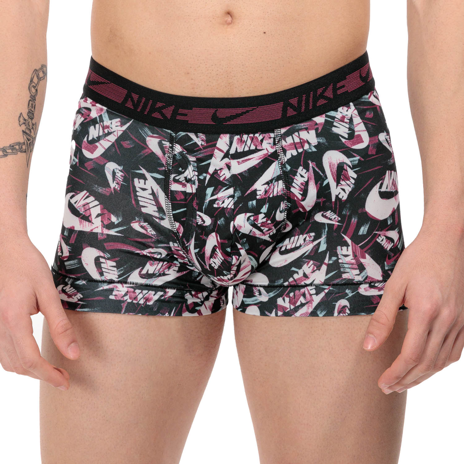 Nike Trunk x 3 Boxer - Rosewood/Ocean Bliss/Brushed L