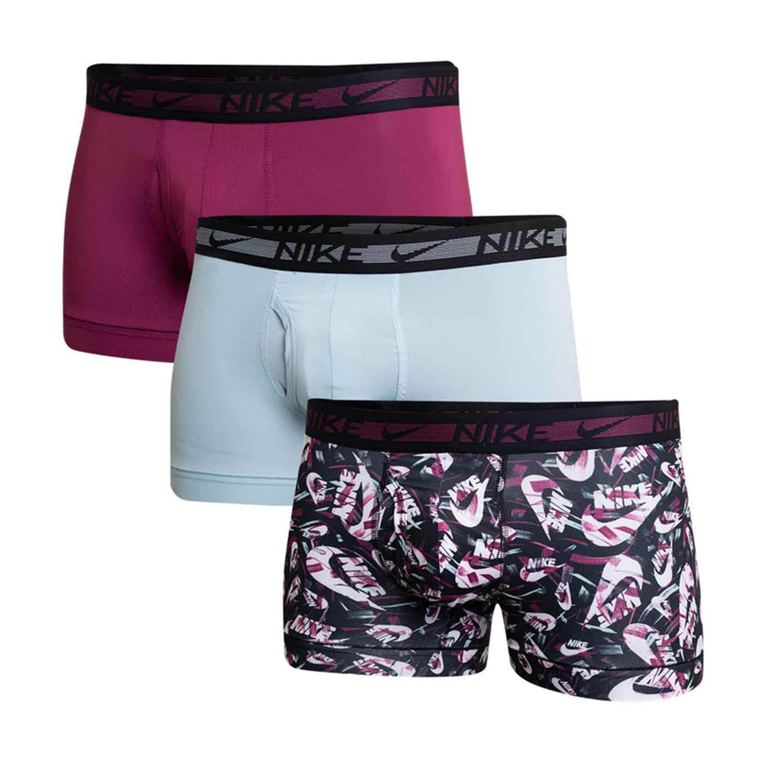 Nike Trunk x 3 Boxer - Rosewood/Ocean Bliss/Brushed L