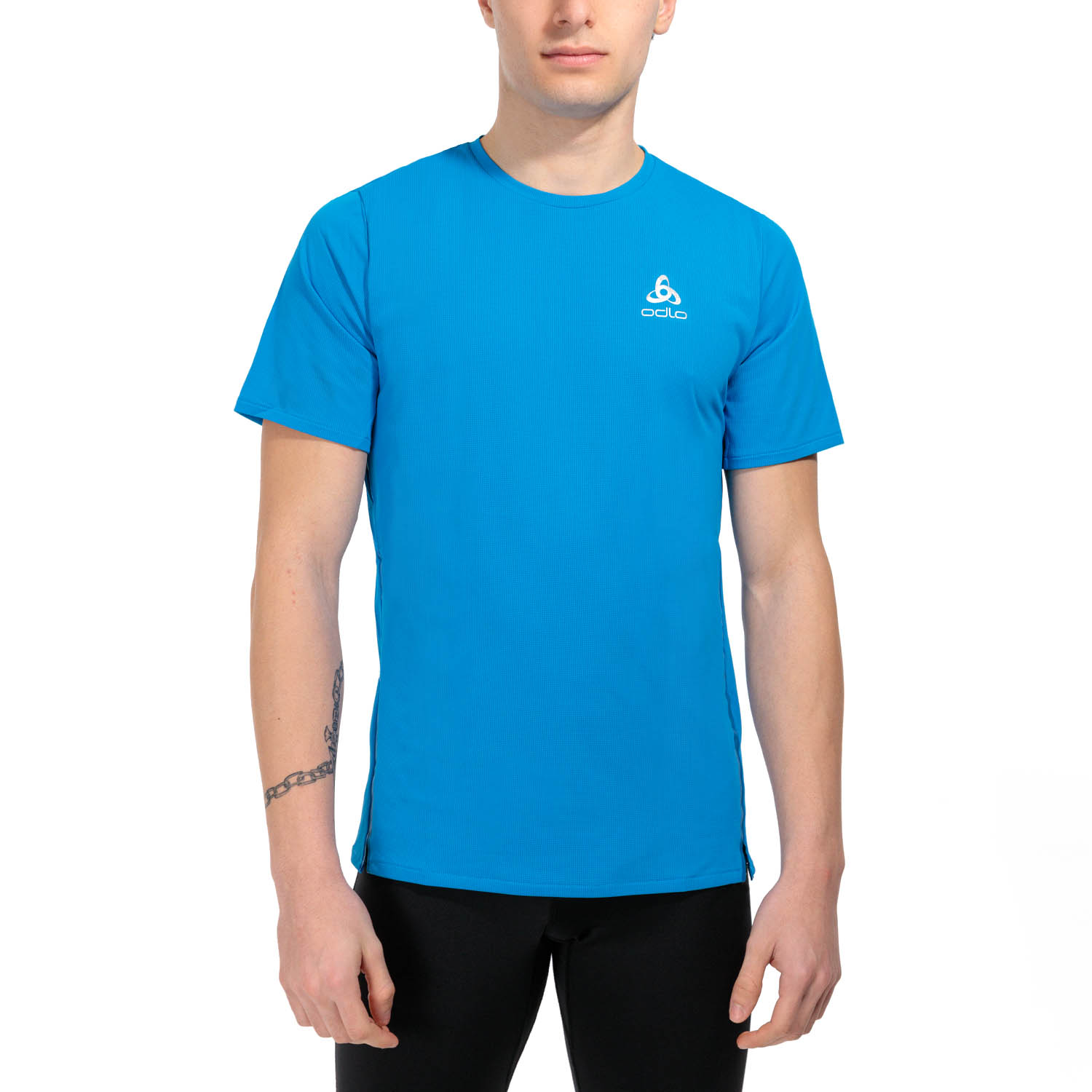 Odlo Zeroweight Chill-Tec Camiseta Running Hombre Indigo Bunting