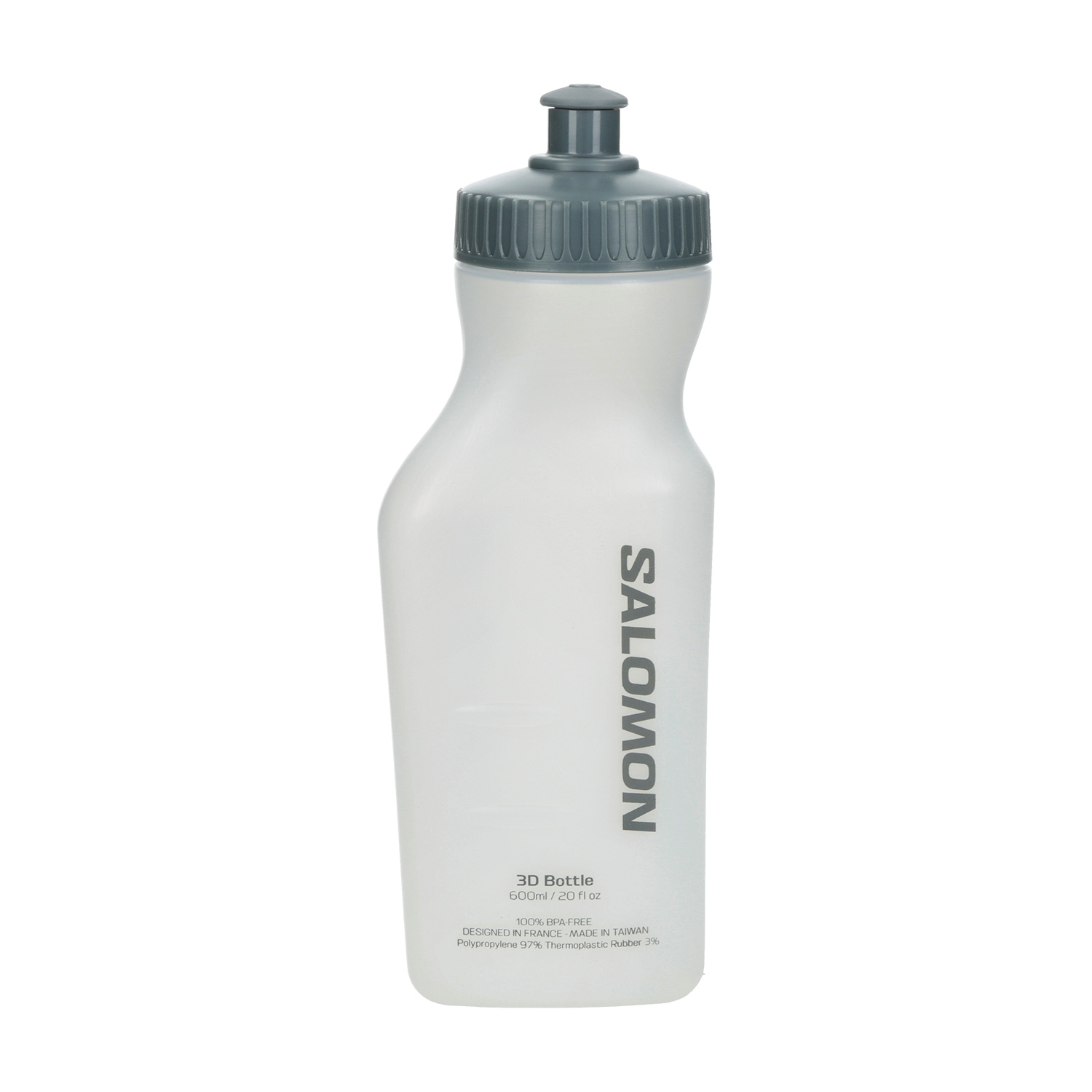 Salomon 3D 600 ml Botella - White/Translucent