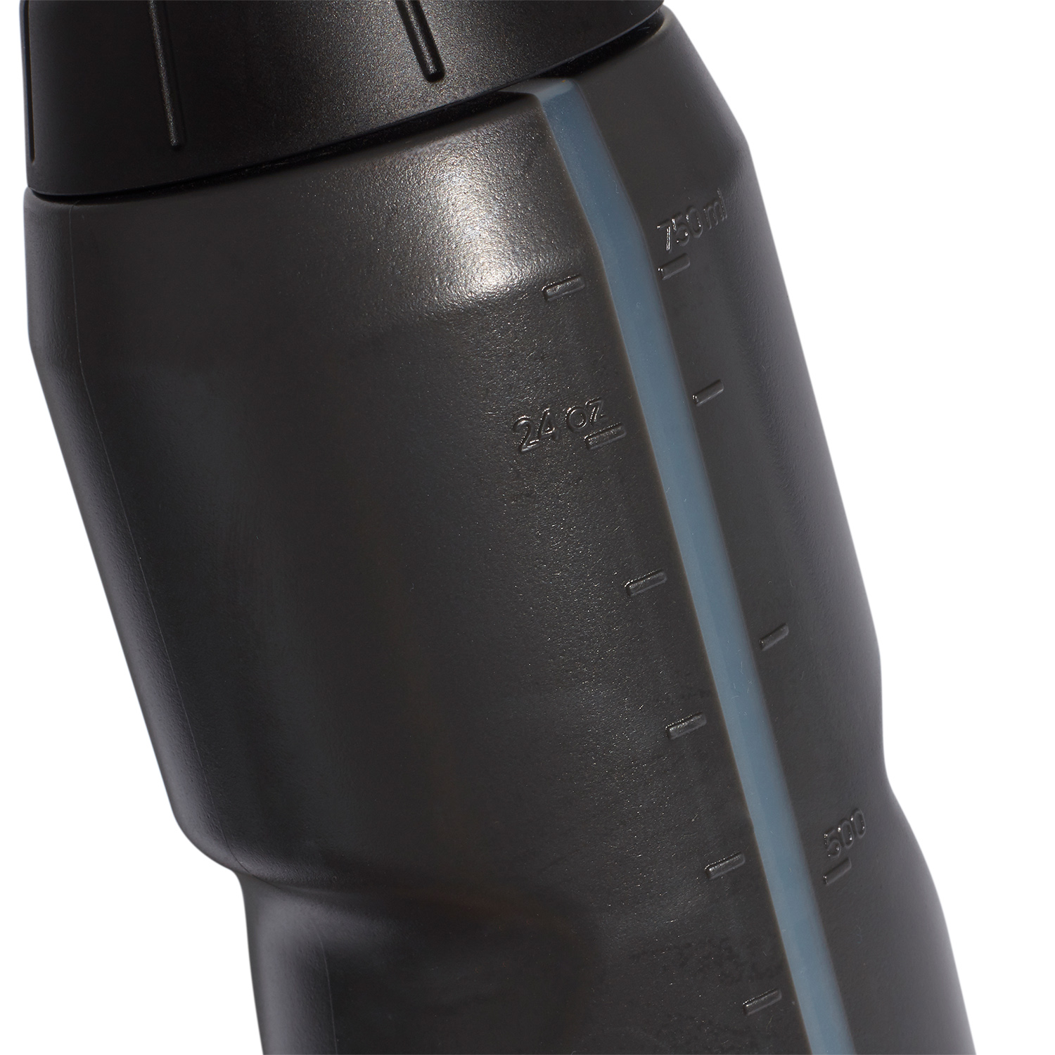 adidas Performance 750 ml Water Bottle - Black/Solar Red